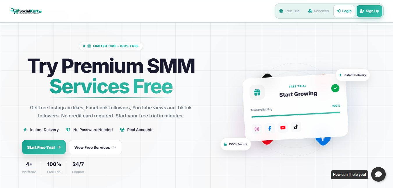 SocialKart: The Best & Fastest Premium SMM Panel uploaded website thumbnail