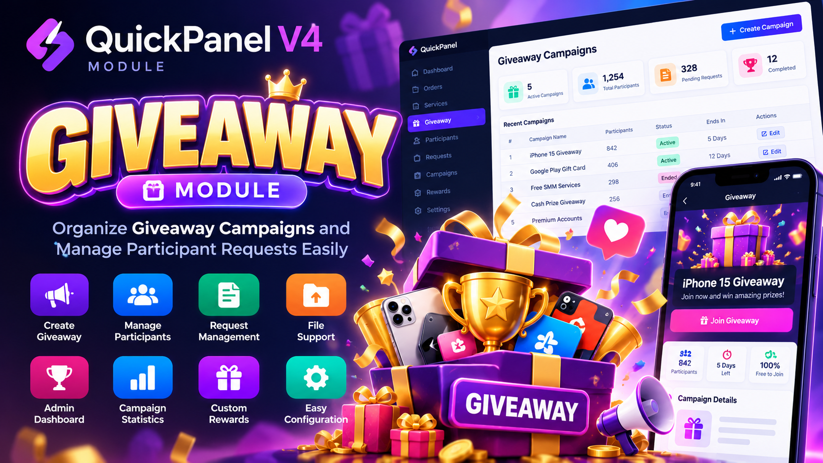Giveaway – Giveaway Campaign Management Module thumbnail